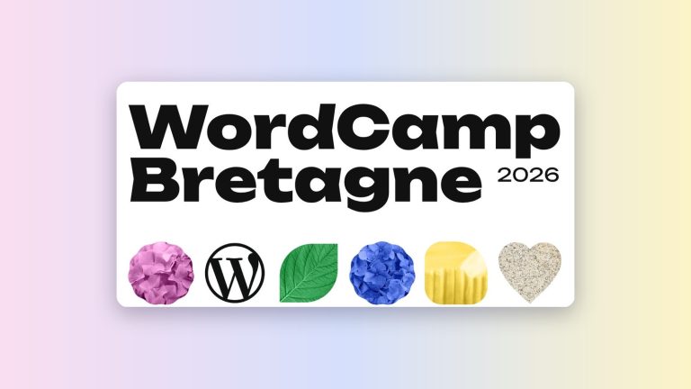 Identité visuelle officielle de WordCamp Bretagne 2026
